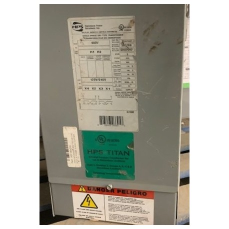 37.5 KVA 600-120/240V