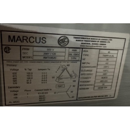 45 KVA_ 600V_208V_120V_transformateur_belec_marcus_ 